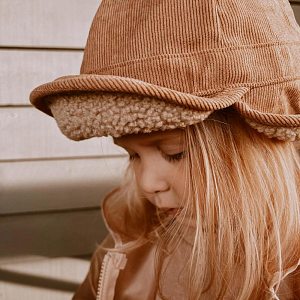 Шапка-кепи теплая Mrs. Ertha "Rusted", шоколад